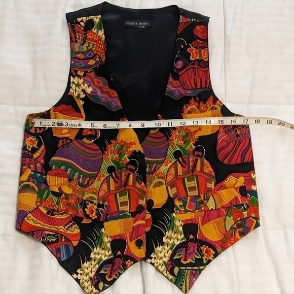 Saddle Rover festive colorful vest - Picture 3 of 6